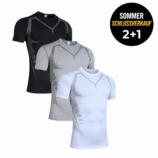 V-Line Kompressions-T-Shirt | Selbstvertrauen, Souveränität, Kontrolle.