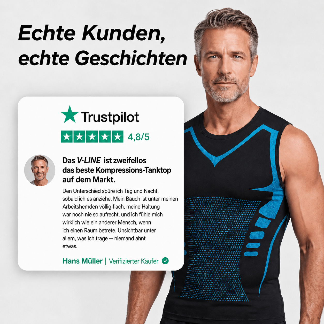 Der V·LINE | Selbstvertrauen, Souveränität, Kontrolle.