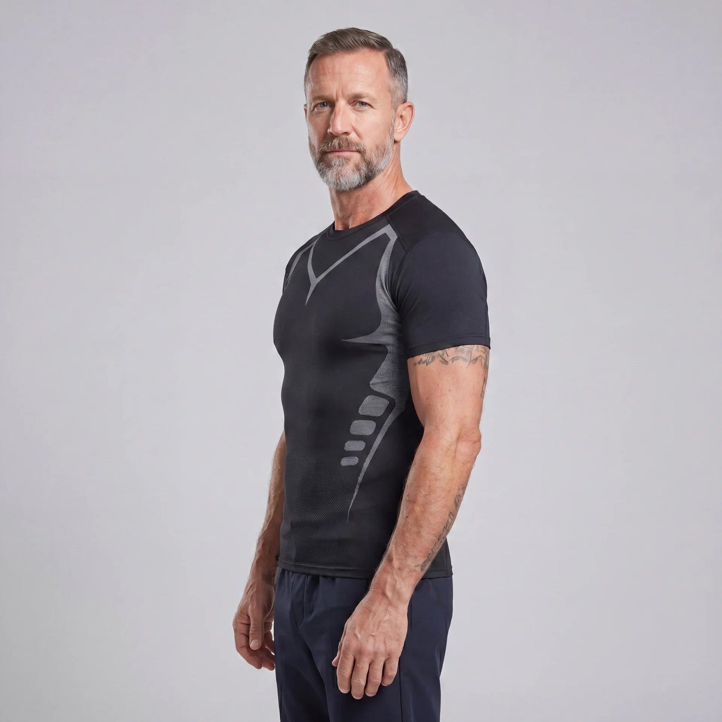 V-Line Kompressions-T-Shirt | Selbstvertrauen, Souveränität, Kontrolle.